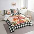thumbnail image 3 of jejeloiu Christmas Gift Truck Twin Bedding Sets 7-Piece,Xmas Candy Bedding Comforter Set,Geometric Plaid Sheet Sets For Girl Kids,Ultra Soft Bedroom Decoration, 3 of 8