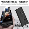 thumbnail image 2 of Funda Miimall para Galaxy Z Fold 2 con soporte y bisagra magnética, color negro, 2 of 7