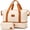 Beige, variant on Travel Duffel Bag 2 Set Weekender Bags for Women Large Expandable with Make up Bag Carry On Overnight Gym Duffel Bags with Wet Pocket Hospital Bags for Labor and Delivery Black