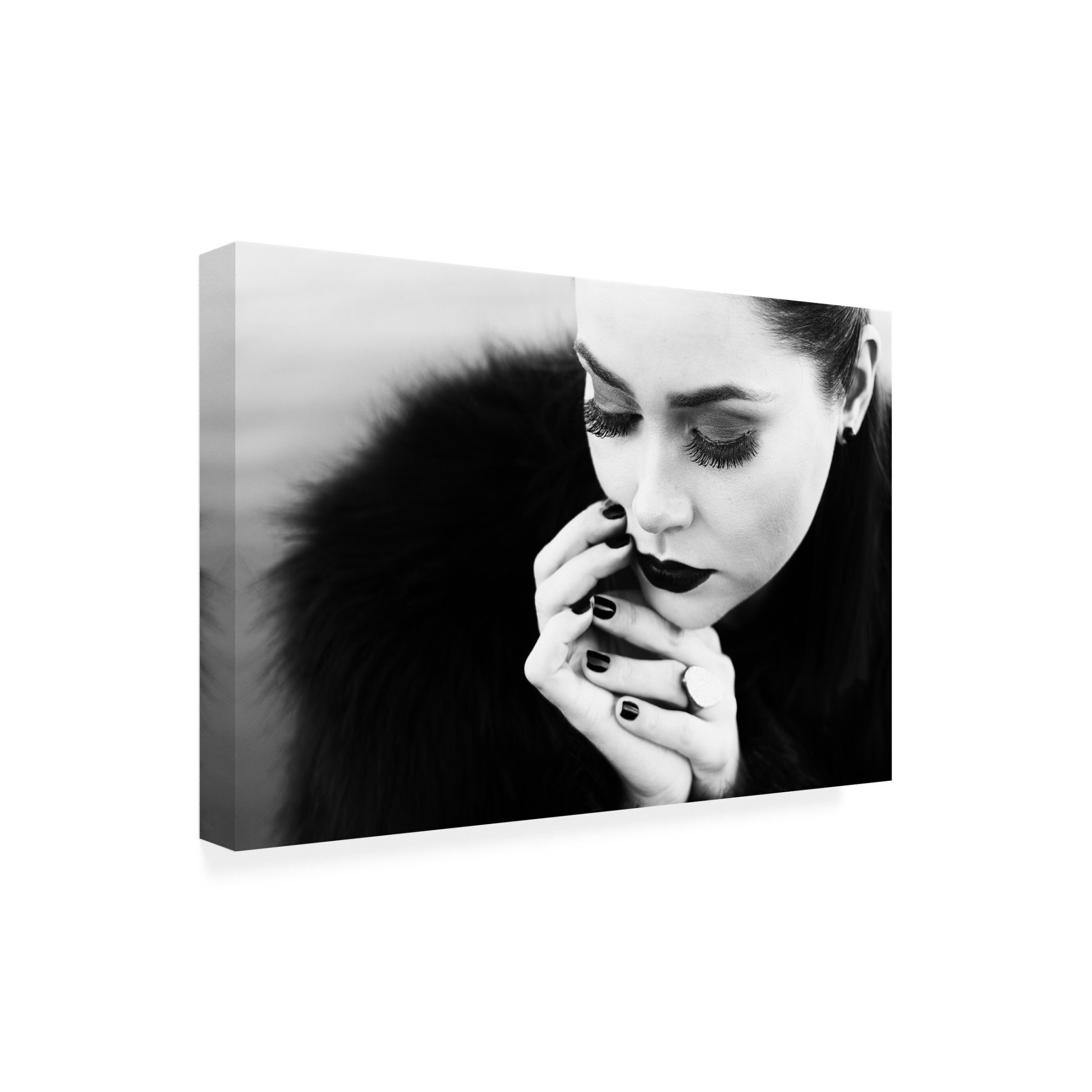 Canvas Wall Art - Josefina Melo 'Between Fingers' Wall Art for Living Room, Bedroom, or Office D?cor by Trademark Fine Art - 24 x 16 Inches