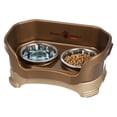 thumbnail image 1 of Comedero Elevado Neater Feeder Deluxe Bronce sin Desorden para Perro Pequeño, 1 of 8