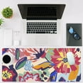 thumbnail image 2 of Abstract Floral Gaming Mouse Pad,Large Non-Slip Thick Stitched Edge Mouse Mat for Home Office Gaming Keyboard Desk Pad (35.4 x 15.7 Inches), 2 of 6