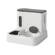 thumbnail image 2 of Bebedero y alimentador automático para perros y gatos, estación de alimentación autodosificante para gatitos, juego de comedero y bebedero desmontable gris, 2 of 10