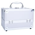 thumbnail image 3 of Ktaxon Profassional Makeup Train Case Aluminum Jewelry Storage Box Lockable Cosmetic Organizer, 3 of 9