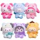 thumbnail image 3 of Muñeco de peluche de dibujos animados de Sanrios, juguete Kawaii My Melody, Kuromi, Cinnamoroll, Kt, gato, Purin, perro, peluche, lindo, colgante de peluche, 10cm, 3 of 4