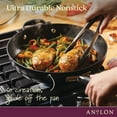 thumbnail image 5 of Anolon Advanced Home 12" Hard-Anodized Nonstick Deep Frying Pan with Lid, Onyx, 5 of 6