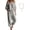Gray, variant on Off-Shoulder Tie Waist Cinched Waist Jumpsuit, Cinched Tie Waist with Pockets, Spring Summer Jumpsuit