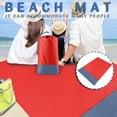 thumbnail image 3 of Ywbawe Large Beach Blanket for Outdoor Picnic, Waterproof Sand Proof Beach Mat, Portable Picnic Rug for Camping, Travel Mat for Outdoors, Oversized Sand Resistant Beach Mat, 79 x 55 Inch, 3 of 9