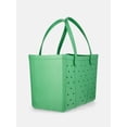 thumbnail image 2 of Time and Tru Women's Waterproof EVA Beach Tote Bag, Green, 2 of 5