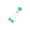 A|Blue, variant on Bone Shaped Dog Chew Toy 7.87in, Textured Plastic Teeth Cleaning Pet Toy, Durable Teething Play Toy for Small Medium Dog Boredom Relief, Red