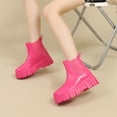 thumbnail image 1 of Botas de lluvia de tobillo para mujeres Botas de lluvia impermeables Anti-Slipping Garden Zapatos Slip On Toble Rain Rain, 1 of 6