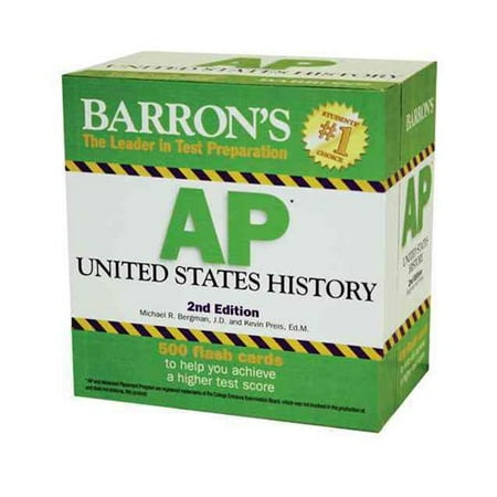 Barron's Ap United States History Flash Cards by Michael Bergman