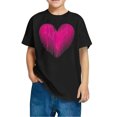 thumbnail image 4 of Sentuca Boys Valentines Day T Shirts, Breathable Short Sleeve Crewneck Shirts, Cool Soft Holiday Tees Size 3 Years, 4 of 4
