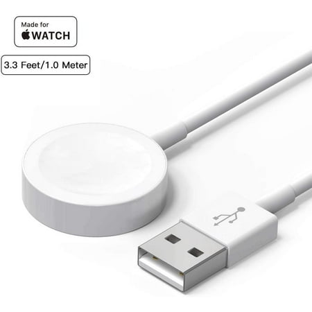 Watch Charger Charging Cable for Apple Watch Series 5/4/3/2/1, Magnetic Wireless Portable Charger Charging Cable Cord Accessories Compatible (38mm 40mm 42mm 44mm)