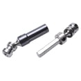 thumbnail image 4 of 2 Pcs Metal Rear Center Drive Shaft CVD Transmission Shaft for 1:12 12428 12423 RC Car, Silver & Titanium, 4 of 7