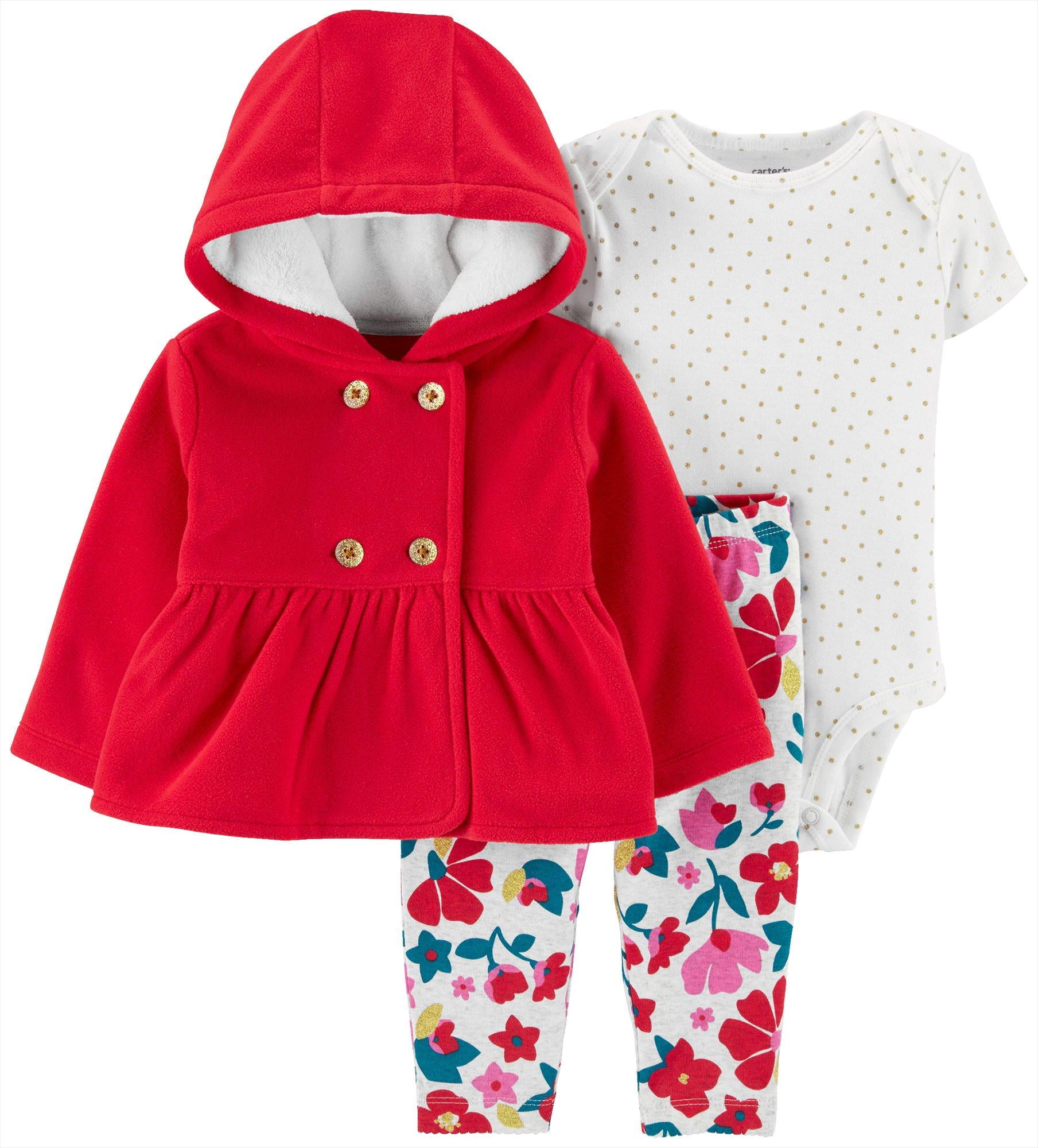 carters baby girl 3 piece set