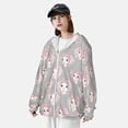 thumbnail image 3 of Lsque Beautiful Rabbit1 UPF 50+ Lightweight Sun Protection Men's Women's Long Sleeve Shirt, Hoodie Performance -X-Large, 3 of 9