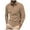 Khaki, variant on VJATTWR Men's Long Sleeve T-Shirts Soft Cotton Pack, Feel, Everyday Comfort S