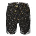thumbnail image 3 of Logiee Spiderweb Bats And A Spider Print Mens Swim Trunks Quick Dry Board Shorts,Breathable Hawaii Beach Shorts Swimwear Bathing Suits-Medium, 3 of 6