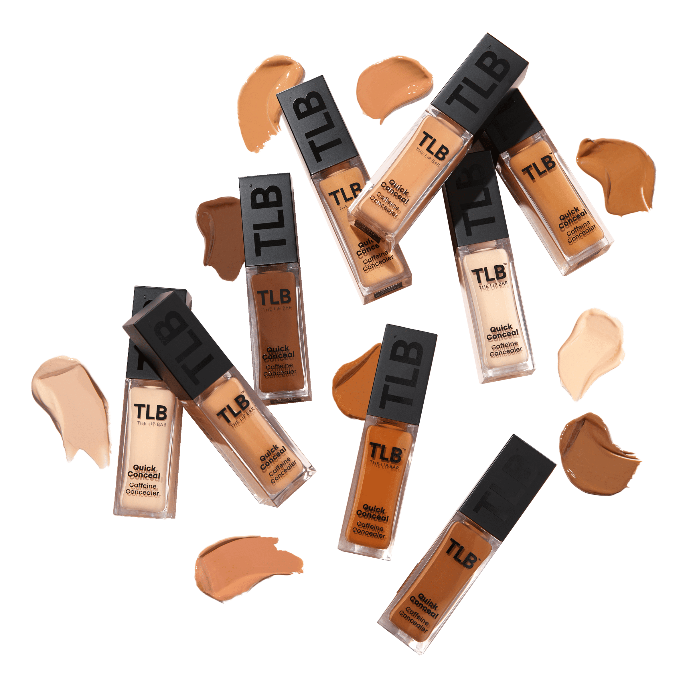 The Lip Bar Quick Conceal Caffeine Infused Concealer, Cinnamon 1.0, Hydrating, Medium Coverage