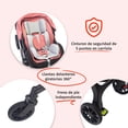 thumbnail image 4 of Carriola Para Bebé Starkids Lyra Convertible A Autoasiento Rosa, 4 of 7
