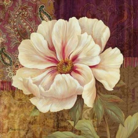 Pamela Gladding Tuscan Bouquet - Posterazzi Esperance Peony Canvas Art - Pamela Gladding (24 x 24)