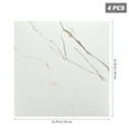 thumbnail image 2 of BRIGHTFUFU 4Pcs Tile Stickers for Bathroom White PVC Floor Stickers Non-Slip Self-Adhesive Marble Flooring, 2 of 8