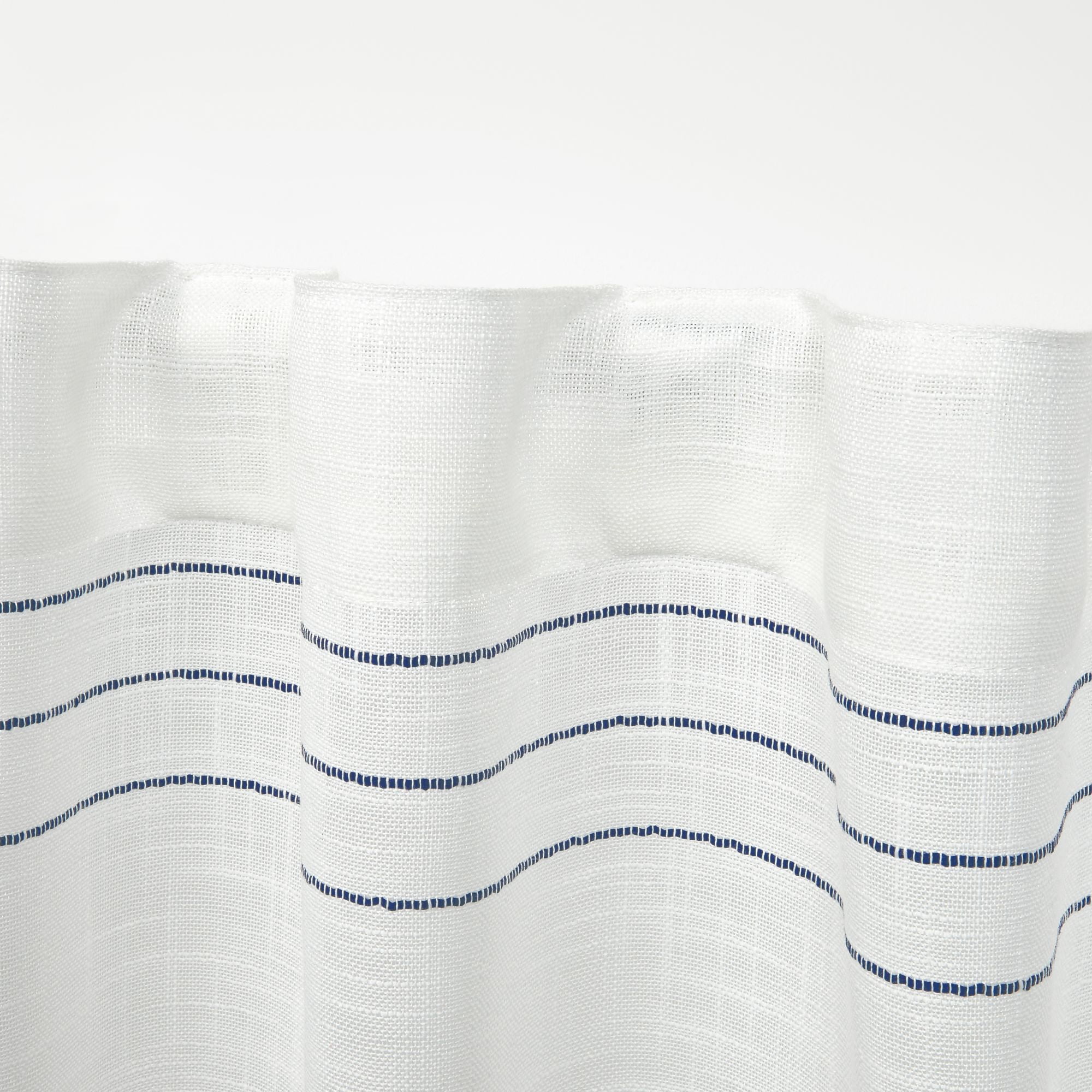 Exclusive Home Demi Light Filtering Hidden Tab Top Curtain Panel Pair, 54"x84", Blue, Set of 2