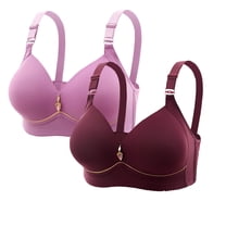 Women Bras Plus Size Breathable Front Closure Bra Daily Comfortable Wireless Bras For Women