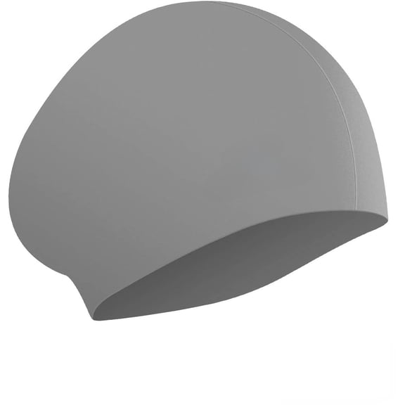 FunCu·K Womens Silicone Swim Cap for Long Hair,3D Ergonomic Design Silicone Swimming Caps for Women Kids Men Adults(1pack)