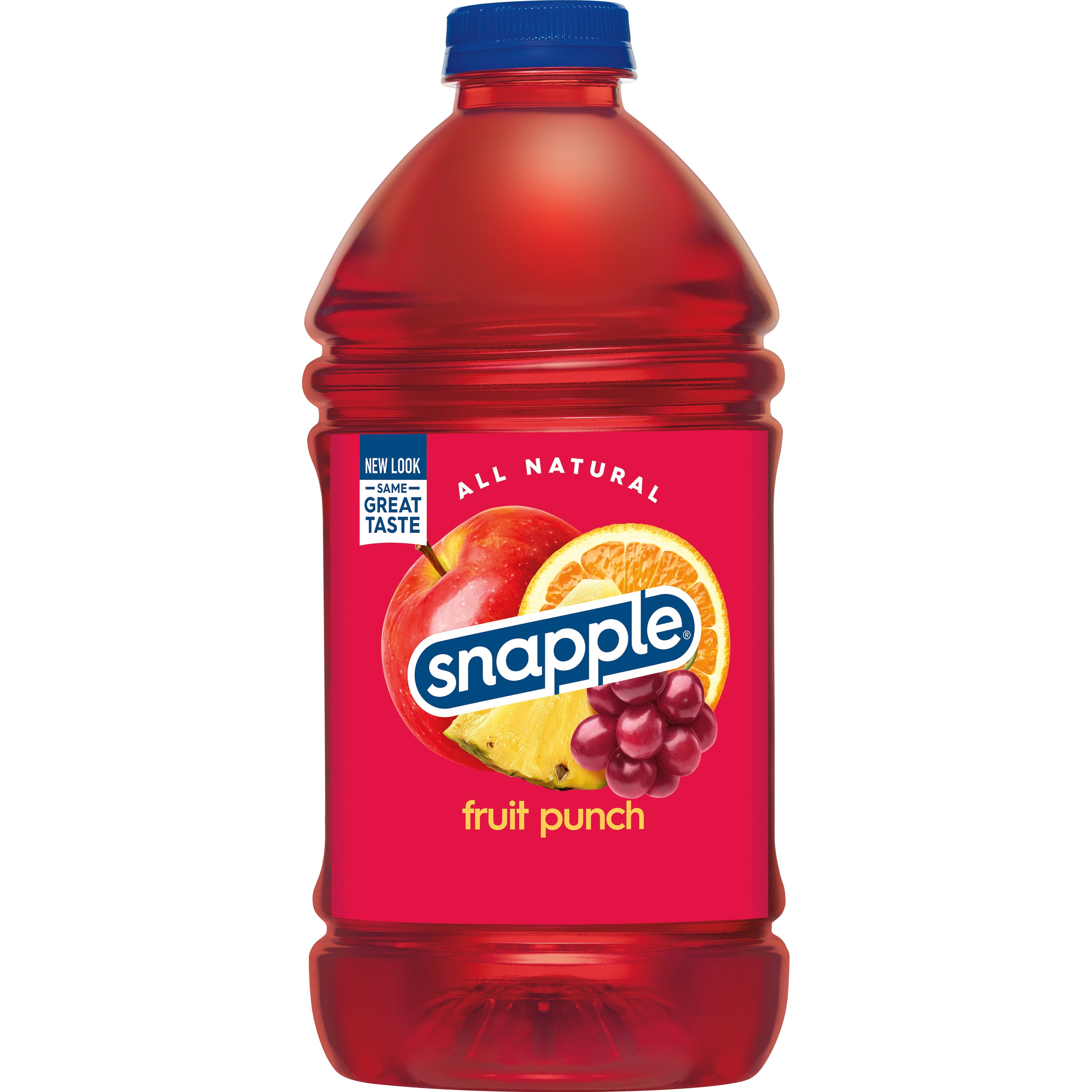 (3 pack) Snapple Fruit Punch Juice Drink, 64 fl oz, Bottle
