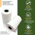 thumbnail image 4 of Rollo de papel térmico Vonlyst para Clover Flex 57 mm x 16,7 m (50), 4 of 5