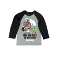 thumbnail image 1 of Remera LEGO Star Wars Mandalorian para Niños Manga Larga Gris, 1 of 7