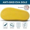 thumbnail image 3 of Slippers for Women and Men House Shoes Indoor Outdoor, Yellow Size W4.5-5.5 M3-4, 3 of 7