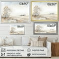 thumbnail image 4 of Designart "Minimalist Countryside Scenery II" Countryside Floater Framed Wall Art Prints, 4 of 5