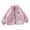 Pink, variant on Girls Fleece Lined Full-Zip Jacket Winter Plush Warm Coats Soft & Cozy Stand-Collar Coat Long Sleeve Soft Outerwear with Pockets 1-12Y