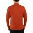 thumbnail image 2 of X RAY JEANS Mens Mock Neck Sweater Pullover, Brick, L, 2 of 10