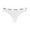 White, variant on 3 Pack Women Underwear Seamless Thongs Low Rise Letter Panties Breathable Soft Thongs