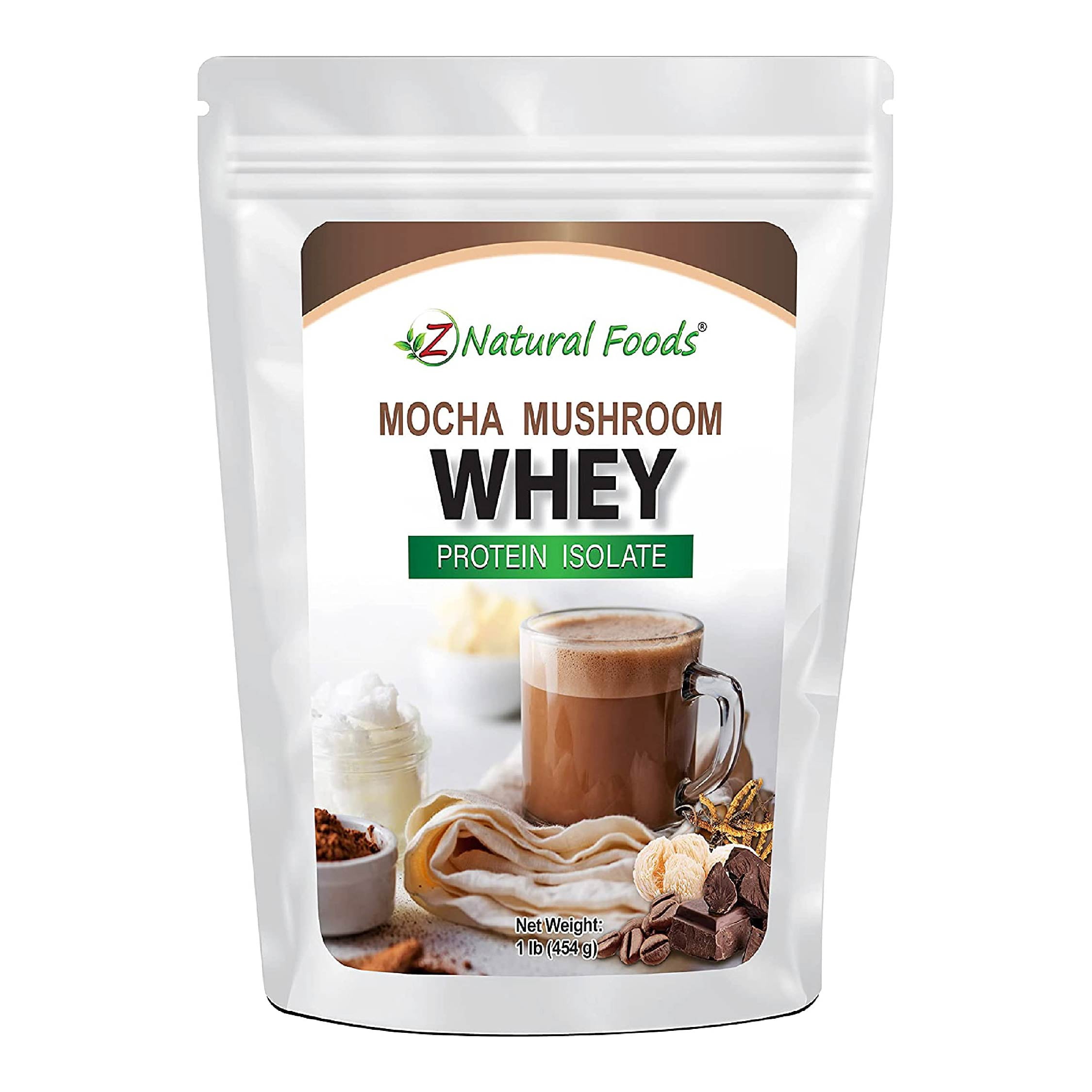 Mocha Mushroom Whey Protein Isolate