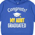 thumbnail image 3 of Inktastic Congrats My Aunt Graduated with Cap Toddler Hoodie, 3 of 4