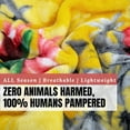 thumbnail image 4 of DaDa Bedding Vibrant Tropical Hummingbird Throw Blanket - Sunny Yellow Fleece Bright Super Soft Faux Mink for Sofa or Couch - Cozy & Lightweight - Sunshine Yellow Hummingbirds, 4 of 7