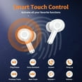 thumbnail image 3 of Bluetooth Headphones Wireless Earbuds Bluetooth Headset with Microphone Touch Control , IPX7 Waterproof, High-Fidelity Stereo Earphones for Sports and Work，Compatible with iPhone 13 Pro Max, 3 of 7