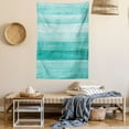 thumbnail image 2 of Teal Tapestry, Painted Wood Board Horizontal Lines Birthdays Easter Holiday Print Backdrop Image, Wall Hanging for Bedroom Living Room Dorm Decor, 40" X 60", Turquoise, by Ambesonne, 2 of 5