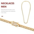 thumbnail image 4 of Stainless Steel Necklace for Men Miami Cuban Link Chain Cuban Chain Necklace, 4 of 8