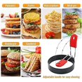 thumbnail image 3 of Non Stick Egg Ring With Silicone Handle, Egg Rings Mold, 3 of 4