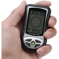 thumbnail image 1 of HUGFEGWE Barometer Altimeter, Multi-Function Digital Altimeter, Black Weather Forecast Hand-Hold Hiking Flashlight Altimeter for Outdoor Hiking CA919-95819, 1 of 7