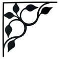 thumbnail image 2 of Village Wrought Iron SB-109-M Medium Leaf Fan Shelf Brackets, 2 of 2