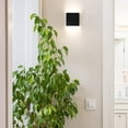 thumbnail image 3 of LEEKI LED Aluminum Waterproof Wall Lamp - Waterproof Outdoor Light - 3000K Outdoor Wall Light Warm Light (Black, 12W), 3 of 8
