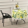 thumbnail image 7 of Coolnut 60" Lemon Round Tablecloth, Waterproof Tablecloth Stain Resistant and Wrinkle Decorative Patio Table Cloths for Kitchen Dinning Room Party Home Garden Picnic, 7 of 7