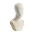 thumbnail image 1 of TISHITA Mannequin de Buste Support Polyvalent pour Coiffe Usage Commercial Chapeaux Beige, 1 of 8